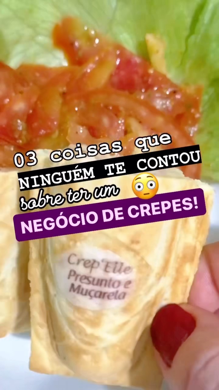 ? Eu posso apostar um crepe ?? que NINGUÉM te contou isso antes!
